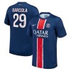 Original Fußballtrikot Paris Saint-Germain Bradley Barcola 29 Heimtrikot 2024-25 Für Herren